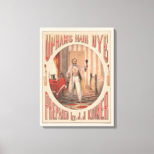 Uphams Haarverf, Circa 1864 Canvas Afdruk