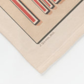 Uphams Haarverf, Circa 1864 Fleece Deken (Hoek)