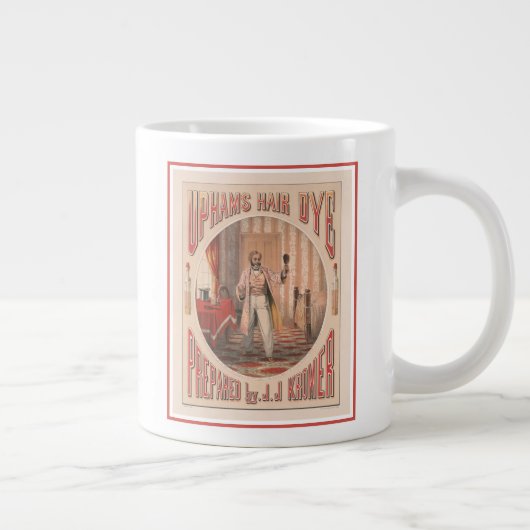 Uphams Haarverf, Circa 1864 Grote Koffiekop (Rechts)