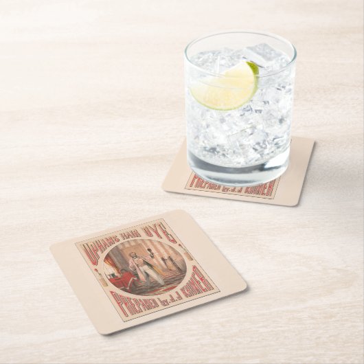 Uphams Haarverf, Circa 1864 Kartonnen Onderzetters (Insitu)