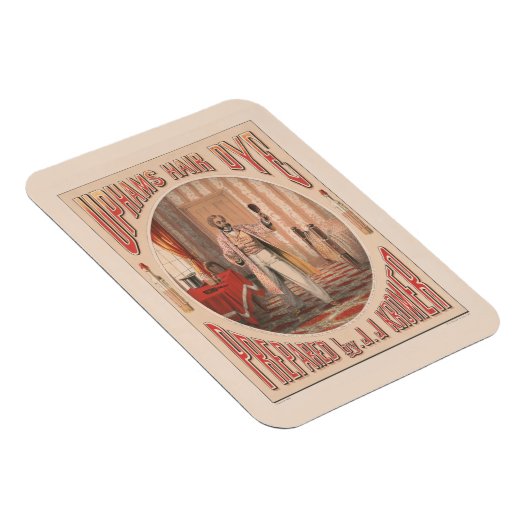 Uphams Haarverf, Circa 1864 Magneet (Rechterzijde)