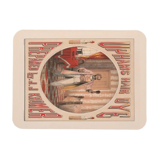 Uphams Haarverf, Circa 1864 Magneet (Horizontaal)