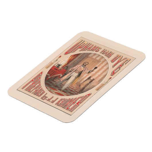 Uphams Haarverf, Circa 1864 Magneet (Linkerzijde)