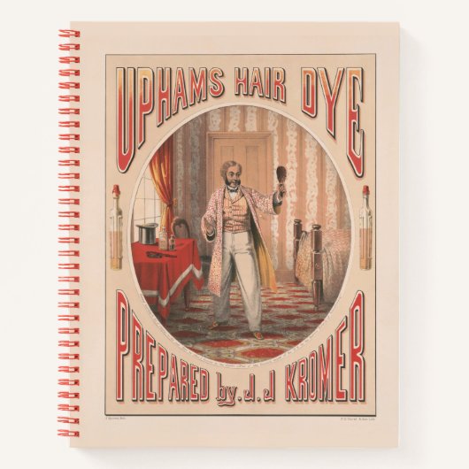 Uphams Haarverf, Circa 1864 Notitieboek (Voorkant)