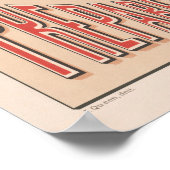 Uphams Haarverf, Circa 1864 Poster (Hoek)