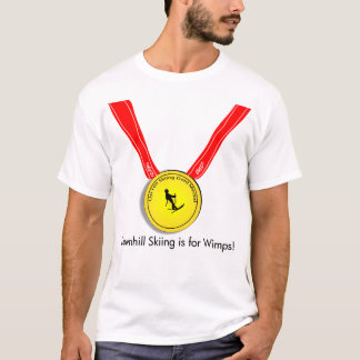 Uphill skiing Gold Medal Olympisch T-shirt