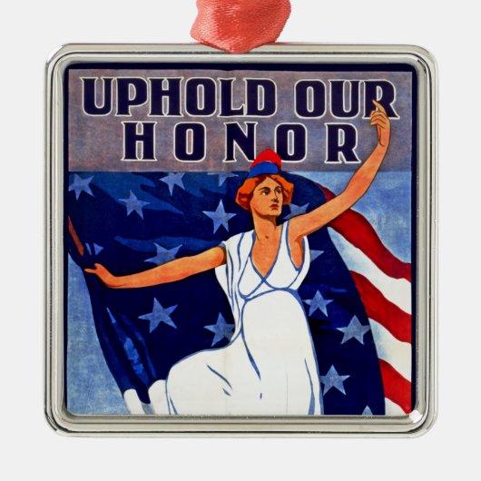 Uphold Our Honor Metalen Ornament (Voorkant)