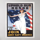 Uphold Our Honor Poster (Voorkant)