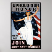 Uphold Our Honor  Recruiting Poster (Voorkant)