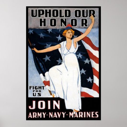 Uphold Our Honor  Recruiting Poster (Voorkant)