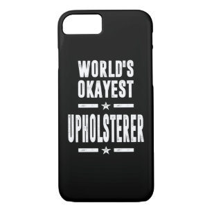 Upholsterer Job Title Cadeau iPhone 8/7 Hoesje