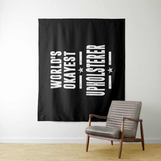 Upholsterer Job Title Cadeau Wandkleed (In situ)