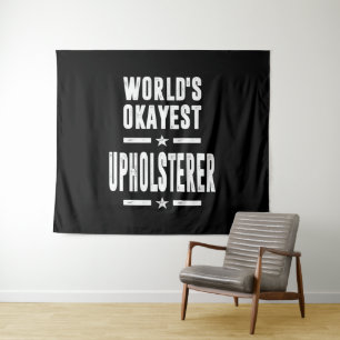 Upholsterer Job Title Cadeau Wandkleed