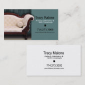 Upholstery Expert, Furniture Designer Visitekaartje (Voorkant / Achterkant)