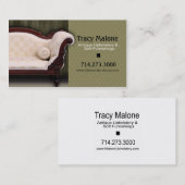 Upholstery Expert, Furniture Designer Visitekaartje (Voorkant / Achterkant)