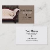 Upholstery Expert, Furniture Designer Visitekaartje (Voorkant / Achterkant)