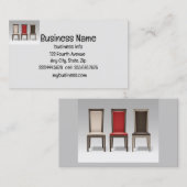 Upholstery voor reparatie van meubilair visitekaartje (Voorkant / Achterkant)