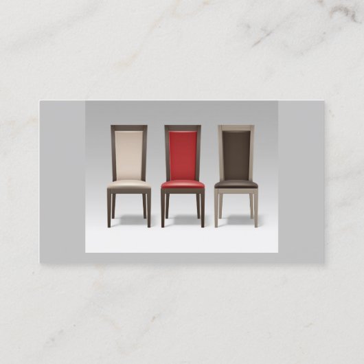 Upholstery voor reparatie van meubilair visitekaartje (Achterkant)