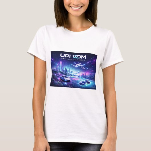 UPI VDM Virtueel Digitaal Museum shirt Dames (Voorkant)
