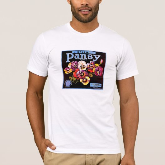 Upland Pansy white T-shirt (Voorkant)