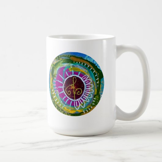 Uplifted Mantra Mug with Prayer Portal  Koffiemok (Rechts)