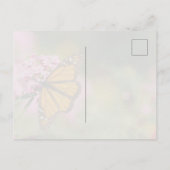 Uplifting and Inspiratational monarch Butterfly  Briefkaart (Achterkant)