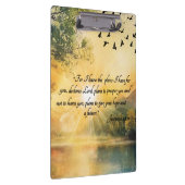 Uplifting Bible Verses Serene Nature Scenes Klembord (Rechts)