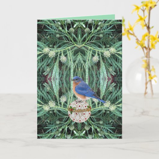 Uplifting Christmas Card with Message of Hope Kaart (Gele Bloem)