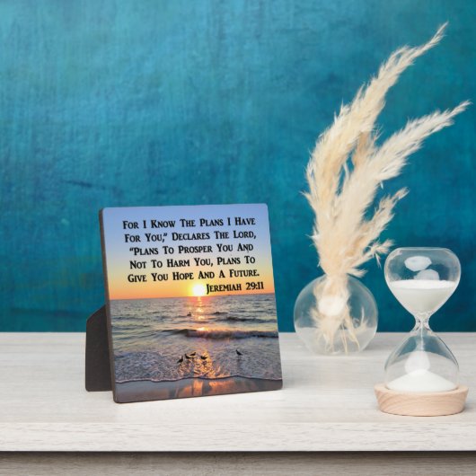 UPLIFTING JEREMIAH 29:11 SUNRISE FOTOPLAAT (Insitu)