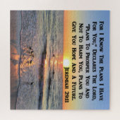 UPLIFTING JEREMIAH 29:11 SUNRISE LEGPUZZEL (Horizontaal)