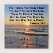 UPLIFTING JEREMIAH 29:11 SUNRISE LEGPUZZEL (Verticaal)