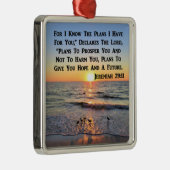UPLIFTING JEREMIAH 29:11 SUNRISE METALEN ORNAMENT (Rechts)
