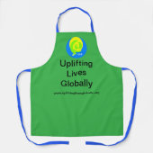 Uplifting Lives Globally, Apron - Green Schort (Voorkant)