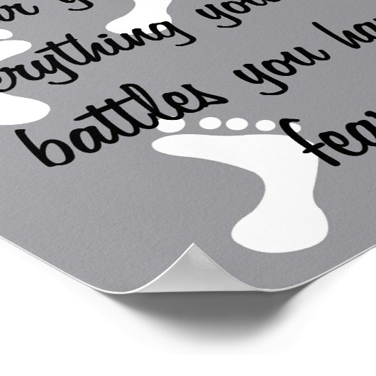 Uplifting poster a no fear reminder (Hoek)