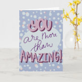 Uplifting Thank You Card met Bubble Letters Kaart (Gele Bloem)