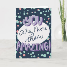 Uplifting Thank You Card met Bubble Letters Kaart