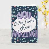 Uplifting Thank You Card met Bubble Letters Kaart (Gele Bloem)