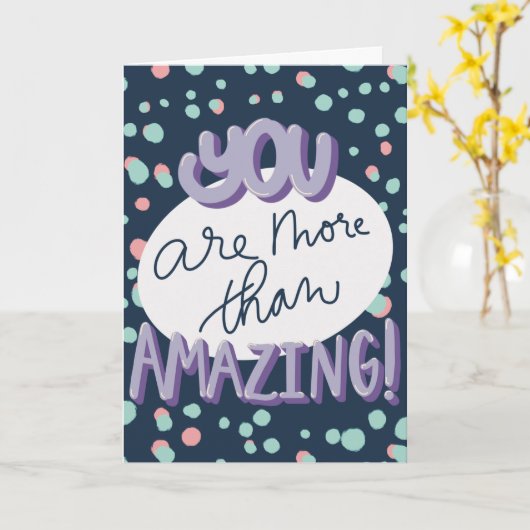 Uplifting Thank You Card met Bubble Letters Kaart (Gele Bloem)