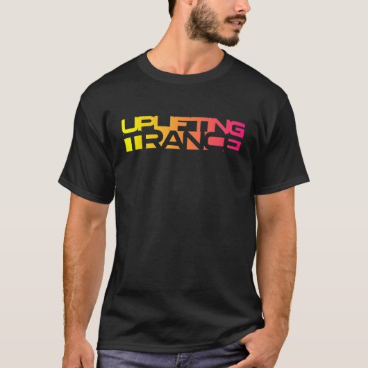 Uplifting Trance  Negative Space Remix T-shirt (Voorkant)