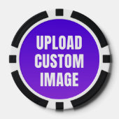 Upload 2 Aangepaste Afbeelding - Voeg de Jouwe Toe Poker Chips (Voorkant)