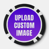 Upload 2 Aangepaste Afbeelding - Voeg de Jouwe Toe Poker Chips (Achterkant)