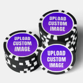 Upload 2 Aangepaste Afbeelding - Voeg de Jouwe Toe Poker Chips (Opstapeling)