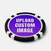 Upload 2 Aangepaste Afbeelding - Voeg de Jouwe Toe Poker Chips (Enkel)