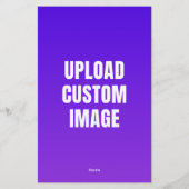 Upload 2 Aangepaste Afbeelding - Voeg Je Eigen Toe Briefpapier (Achterkant)