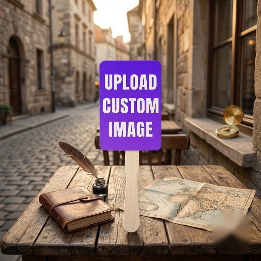 Upload 2 Aangepaste Afbeelding - Voeg Je Eigen Toe Handwaaier