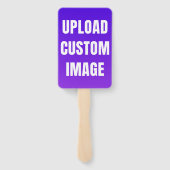 Upload 2 Aangepaste Afbeelding - Voeg Je Eigen Toe Handwaaier (Achterkant)