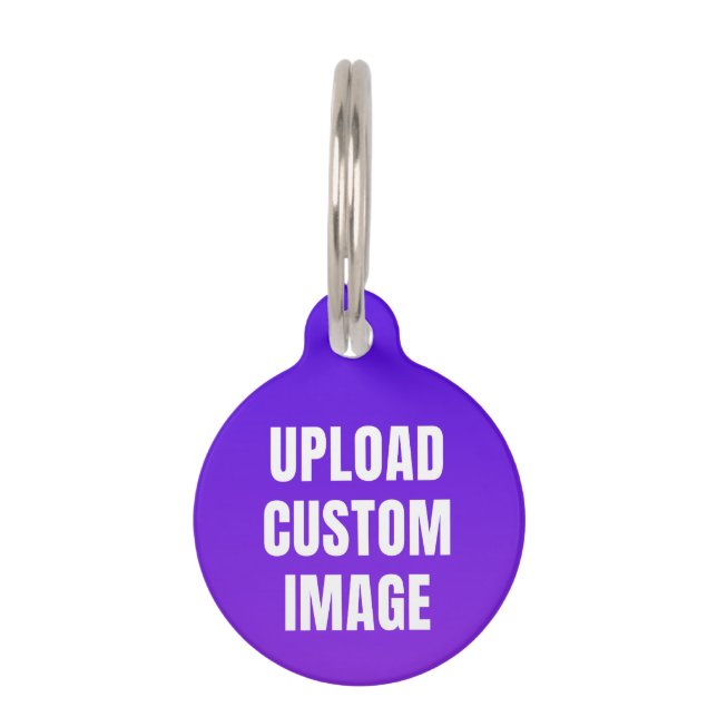 Upload 2 Aangepaste Afbeelding - Voeg Je Eigen Toe Huisdierpenning (Voorkant)