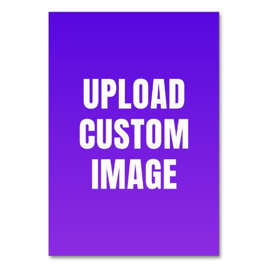 Upload 2 Aangepaste Afbeelding - Voeg Je Eigen Toe Kaart (Voorkant)