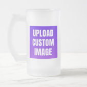 Upload 2 Aangepaste Afbeelding - Voeg Je Eigen Toe Matglas Bierpul (Links)