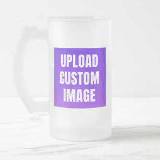 Upload 2 Aangepaste Afbeelding - Voeg Je Eigen Toe Matglas Bierpul